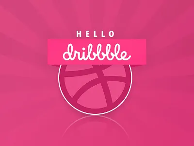 Here We Go! debut first shot hello dribbble