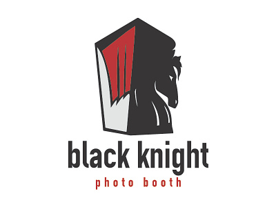 Black Knight black booth design knight logo photo