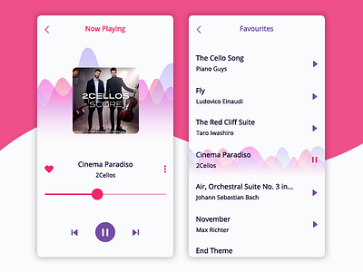 Daily UI #009 Music Player bright daily ui music music player player