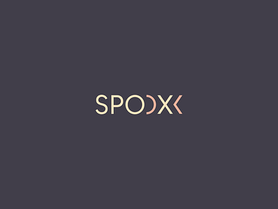 Spooxx branding graphics icon identity logo logotype minimalist simple typography