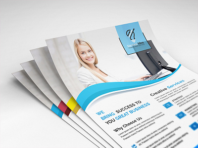 Corporate Business Flyer business design dribble flyer graphics illustrator photoshop
