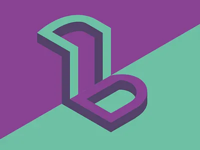 #Typehue 2: B 3 d b design geometric type typography