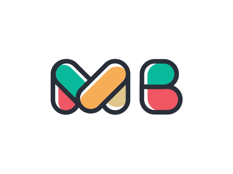 MoBloq bounce geometric jump logo logo reveal