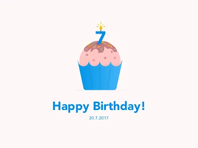 Happy Birthday SignEasy! 7th anniversary birthday cupcake esignature signeasy