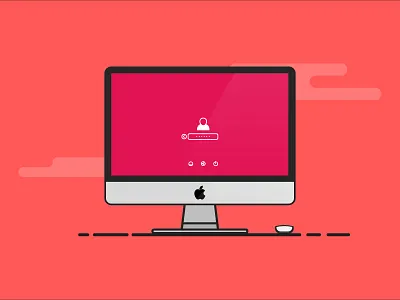 BigMac with extra colors apple design flat icon illustration imac vector