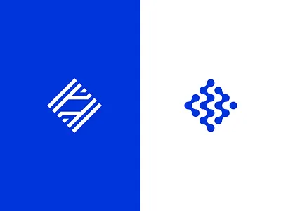 Optic & Fluid chemistry dots fluid lines logo optic signs square symbols