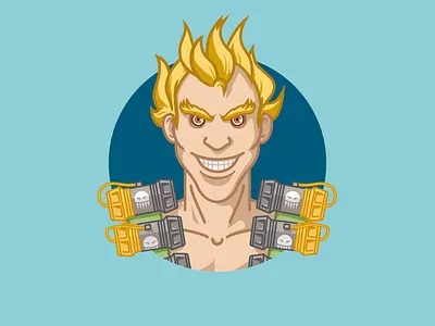 Overwatch - Junkrat 2d illustration junkrat overwatch