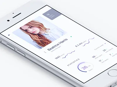 Merge / Profile app apple clean ios minimal productivity project management tools ui ux white space