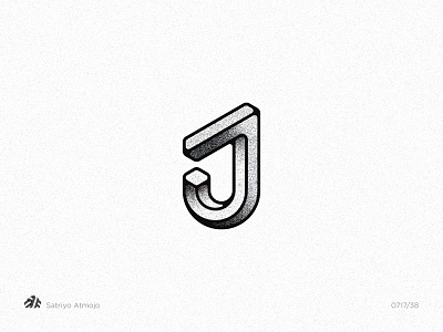 The relativity of the letter J #02 branding design flat icon illustration lettering logo logotype mark monogram type typography