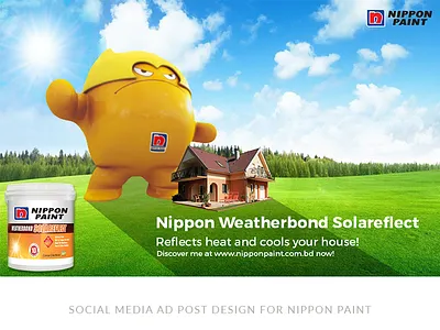 SOCIAL MEDIA AD POST DESIGN FOR NIPPON PAINT ad ad design ads advertising banner design offer offer design post post design social media