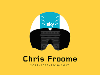 4x TourDeFrance Winner 207 bulgaria chris froome cycling flat illustration race roadbike sofia tour de france winner