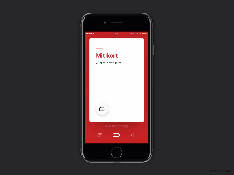 Dankort Card screen dankort finance ios iphone payment