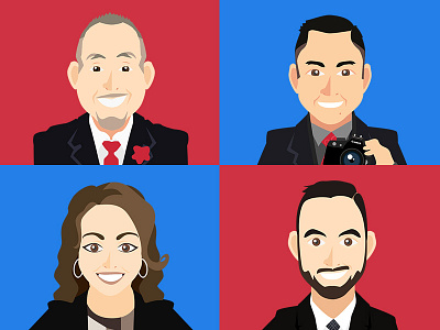 Avatars aboutus avatar avatars company employees illustrations illustrator management portrait team