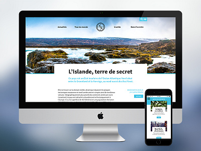 Journal de Bord article journal journey magazine responsive travelling webzine