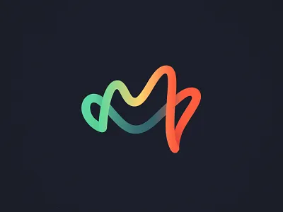Mobu - Logotype System brand branding color colorful graphic design logo logotype logotype system m monogram organic system