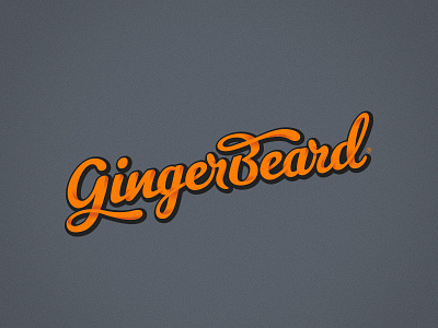 GingerBeard Productions Logotype brand design branding hand lettering handlettering lettering logo logo design logotype logotype design