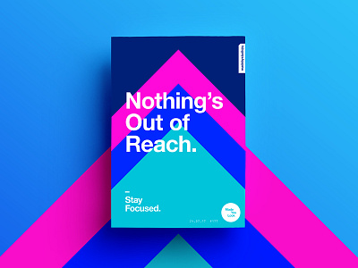 👁Made You Look👁 177 | Nothing's Out of Reach. 2017 color colour design freelance motivation poster postereveryday sexy type typography
