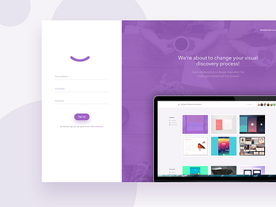 Moodily! abstract app application clean design login sign in ui ux website