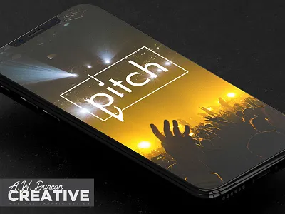Pitch Logo artwork branding daily dailylogo dailylogochallenge graphic design illustrator iphone logo logo design mockup