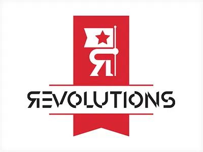 Revolutions brand custom type event identity logo tedx vonster
