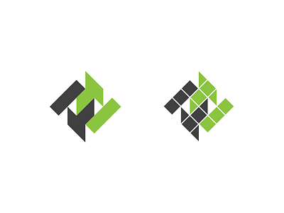 FF branding direction f identity interlocked logo logoinspiration