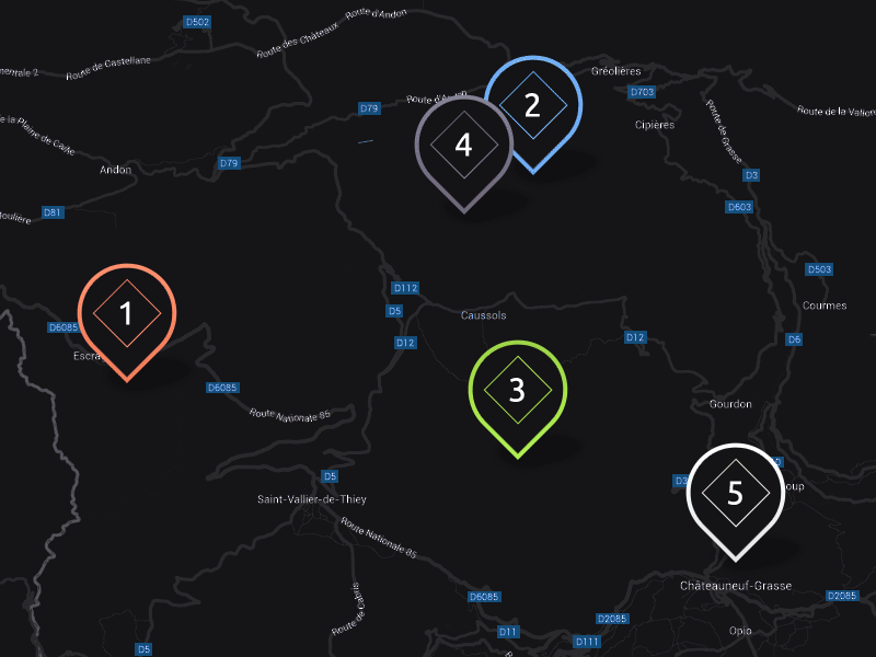 Pin and map experiments by VKNGS on Dribbble