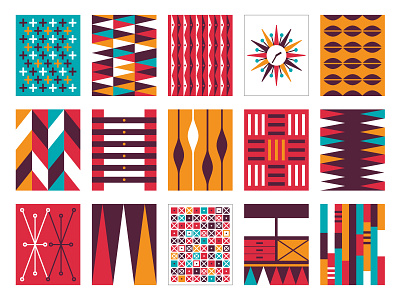 MidCentury Patterns midcentury patterns vector