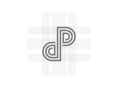 DP Grid brand branding flat icon identity logo logo design logotype symbol type typography vector