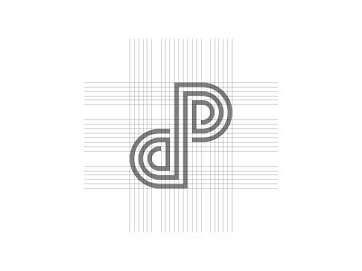 DP Grid brand branding flat icon identity logo logo design logotype symbol type typography vector