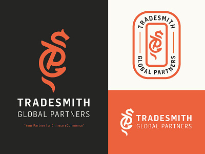 Tradesmith Branding branding dragon ecommerce icon logo red simple