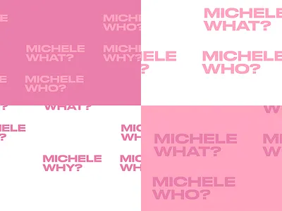 Playing Around with Personal Branding brand branding identity logo millential personal pink white