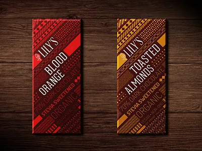 Lily's Chocolate Re-branding packaging