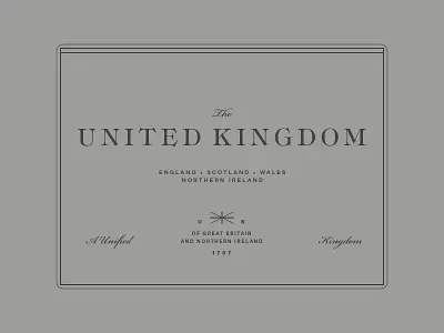 United Kingdom flag sticker mule typography uk united kingdom vintage