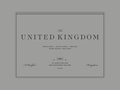 United Kingdom flag sticker mule typography uk united kingdom vintage