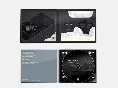 Himehime Digipak cd packaging digi pak illustration monotone