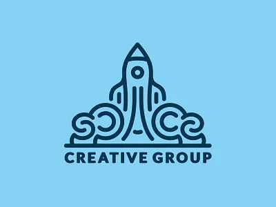Space Creative Group rocket smoke space