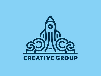 Space Creative Group rocket smoke space