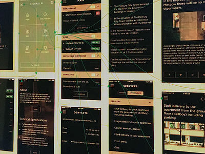 Mercury City Tower App Workflow app application interface iphone mobile motion product ui ux