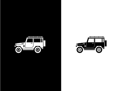 SUV car grahic icon identity illustration isotype logo meanimize pictogram suv