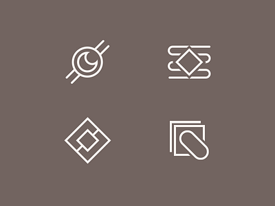 Website Icons abstract icons line