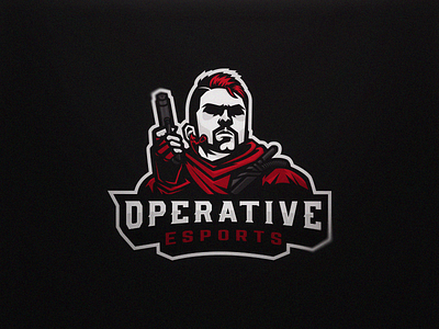 Operative agent branding esports esports logo gaming gaming logo mascot mascot logo operative spy