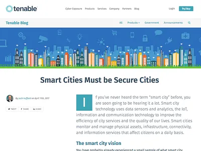 Tenable Blog Article Page blog corporate blog cybersecurity security tenable