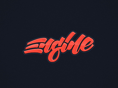 Engine Collaborative hand lettering handlettering lettering logo logo design logotype logotype design script lettering