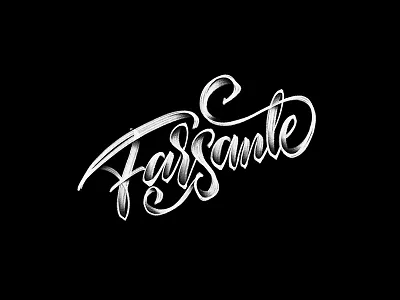 Farsante lettering procreate