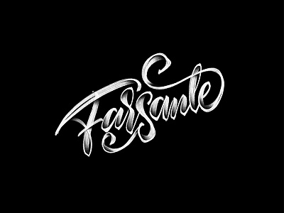 Farsante lettering procreate