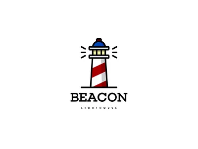 Lighthouse brand branding dailylogochallenge design icon lighthouse logo