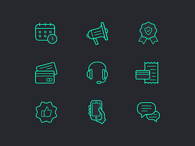 Business icon set business finance icon icons line marketing outline set stroke vector