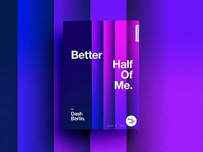 👁Made You Look👁 178 | Better Half Of Me. 2017 color colour design freelance motivation music poster postereveryday sexy typography