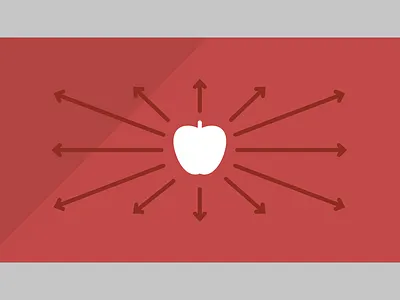 TBC3 Blog - Applesauce article blog concept editorial icon illustration sharing the busy creator website