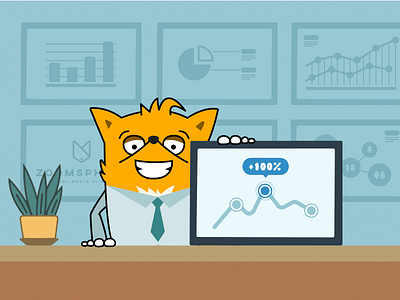 Analytics - FB post analytics fb post fox illustration